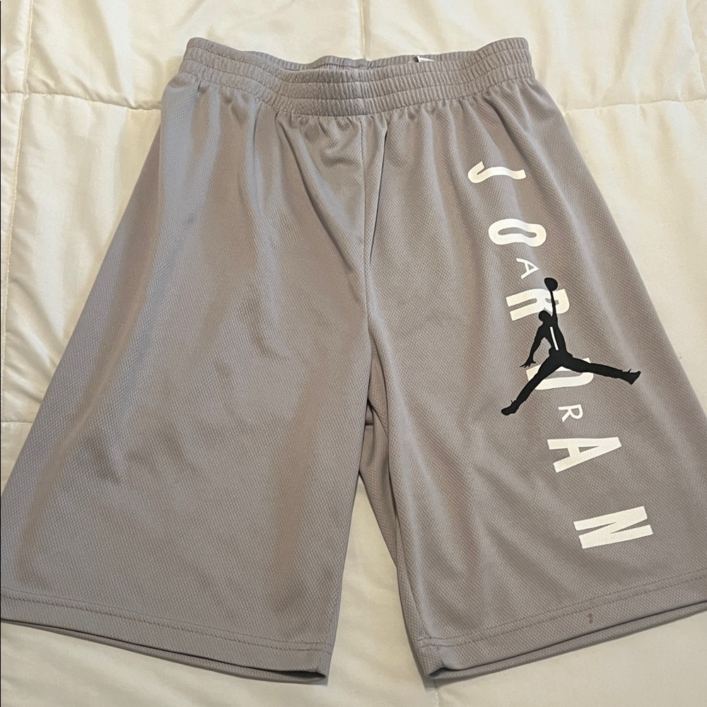 Jordan boys Athletic Gray Shorts